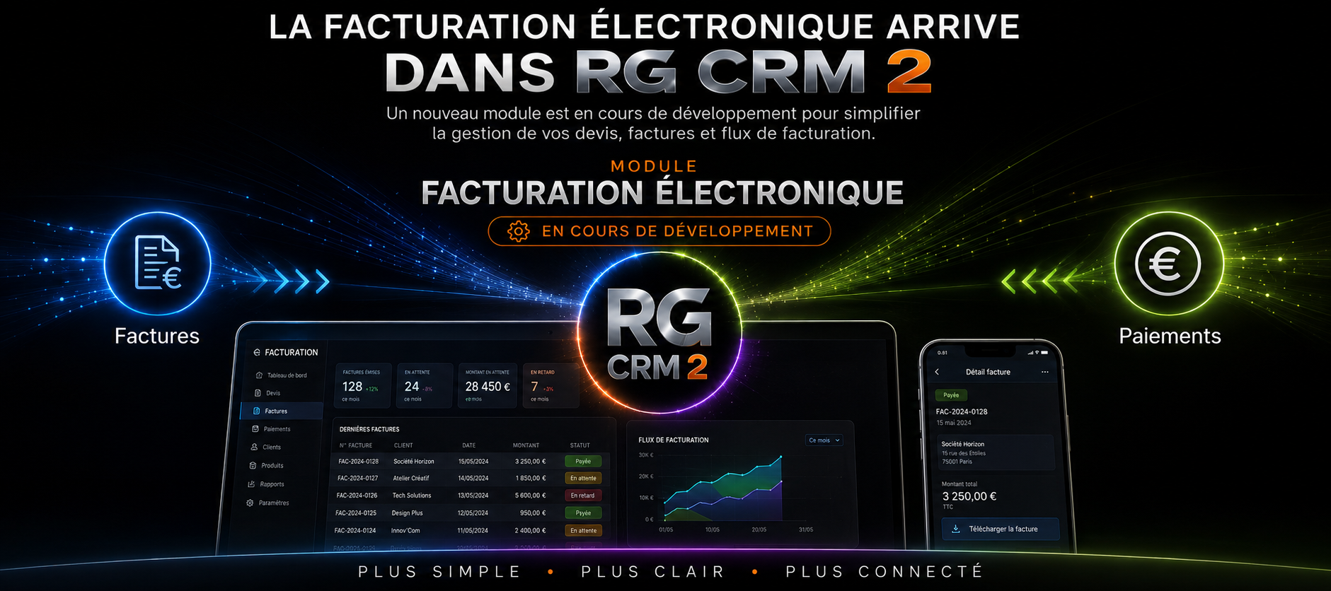 Présentation du futur module de facturation électronique RG CRM 2 pour les entreprises du bâtiment